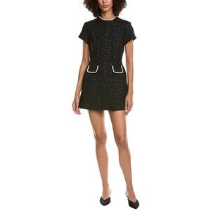 Hl Affair Womens  Tweed Mini Dress, Black